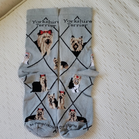 New YORKSHIRE TERRIER socks - Picture 3 of 5